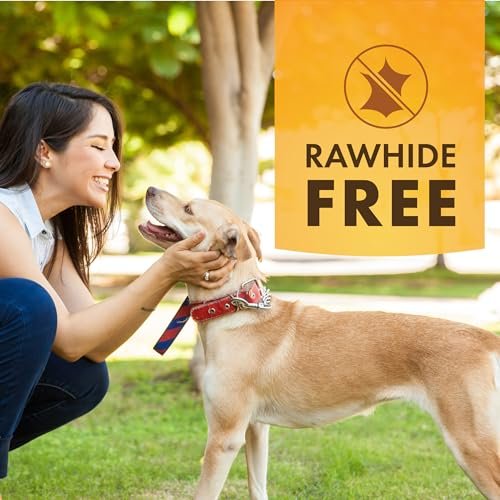 Pur Luv Peanut Butter Chicken Dog Treats | No Rawhide | High Protein | 20 Pack - Image 7
