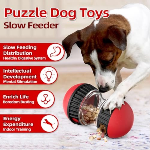 Interactive Dog Puzzle Toy: Mental Stimulation Treat Dispenser & Slow Feeder Ball - Image 3