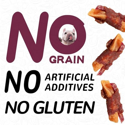 Nutrient-Rich Duck & Sweet Potato Dog Treats | High Protein, Fiber Chews for Medium Dogs - Image 5