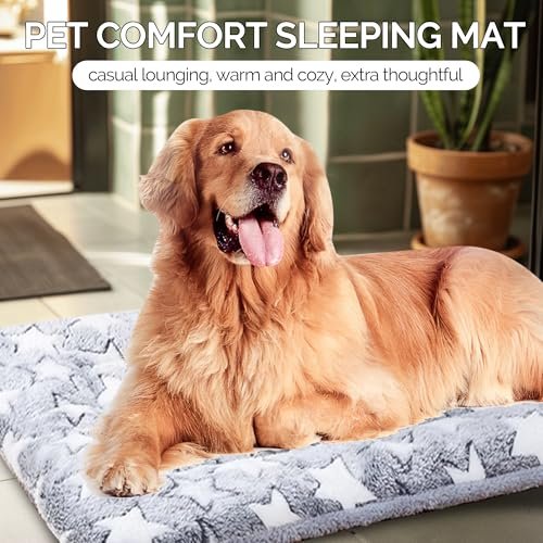 Cozy Reversible Dog Bed Mat: Soft, Washable Crate Pad for Comfort & Travel - Image 4
