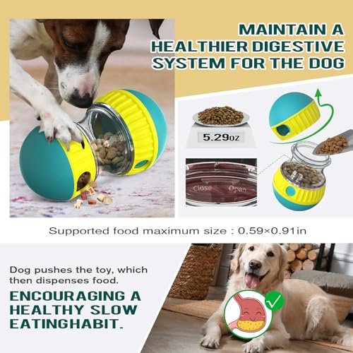 Interactive Dog Puzzle Toy: Slow Feeder Treat Dispenser for Small to Large Dogs - Image 4