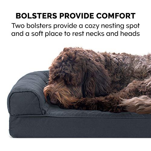 Orthopedic Large Dog Bed w/ Bolsters, Washable Cover, Supportive Sofa Mattress - Image 11