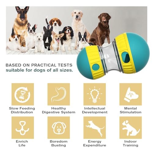 Interactive Dog Puzzle Toy: Slow Feeder Treat Dispenser for Small to Large Dogs - Image 2
