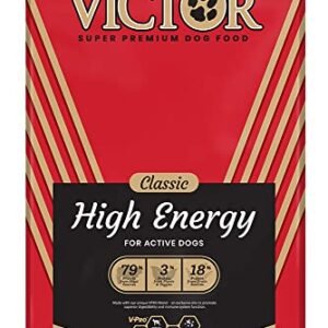 VICTOR Super Premium Dog Food – High Energy Dry Dog Food for Active Dogs – Gluten Free Canine Kibble with Beef and Chicken Meal Proteins for Sporting Dogs – All Breeds and All Life Stages, 40 lb