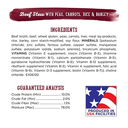 Purina Beneful Gravy Wet Dog Food: Hearty Stew Variety Pack, 12x10 oz Tubs - Image 5
