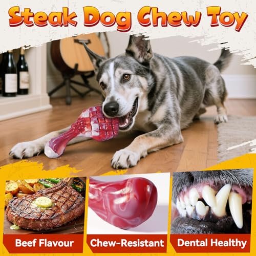 Durable Dog Chew Toys for Aggressive Chewers | 6 Pack Tough Indestructible Toys - Image 3
