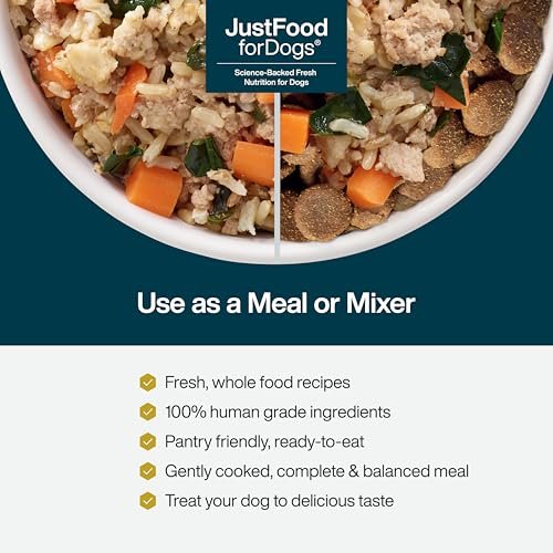 JustFoodForDogs Fresh Chicken Wet Dog Food, Human-Grade, No Preservatives, 12oz (7 Pack) - Image 2