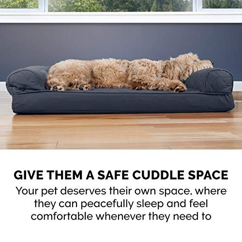 Orthopedic Large Dog Bed w/ Bolsters, Washable Cover, Supportive Sofa Mattress - Image 10