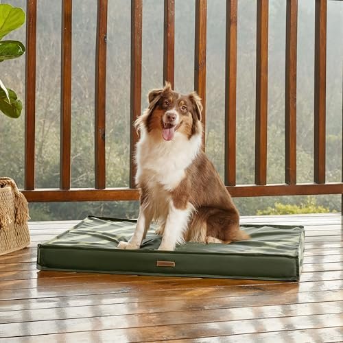 Orthopedic Waterproof Dog Bed Medium Dogs, Outdoor Oxford Fabric Pet Mat Green - Image 6