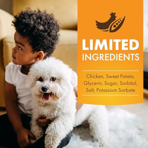 Pur Luv Chicken Sweet Potato Dog Treats - Rawhide-Free Jerky Wraps 16oz - Image 7