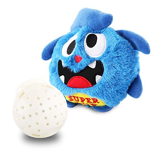 Petbobi Upgrade Dog Toys Interactive Monster Plush Ball Shake Squeak Crazy Bouncer Toy Exercise Electronic Toy for Puppy Motorized Entertainment for Pets