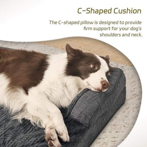 Orthopedic Large Dog Bed: Waterproof Memory Foam Pet Sofa w/ Washable Cover - Image 5