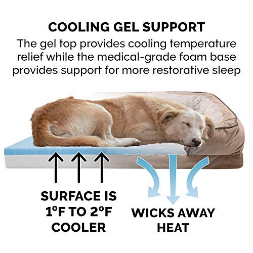 Cooling Memory Foam Dog Bed Large Breed Orthopedic Washable Sofa Mattress - Image 4