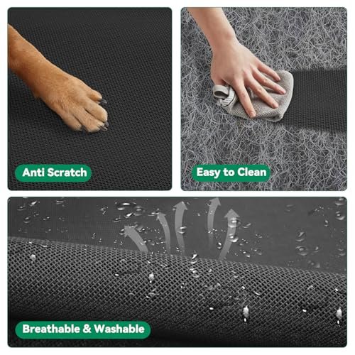 Large Dog Cooling Elevated Bed Cot - No-Tool Install, Breathable Mesh, Indoor/Outdoor - Image 4