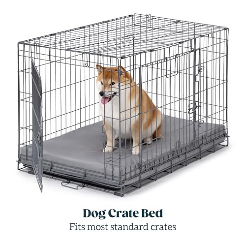 Tough Orthopedic Dog Bed: Chew-Proof Waterproof Crate Mat for Large Breeds - Image 4