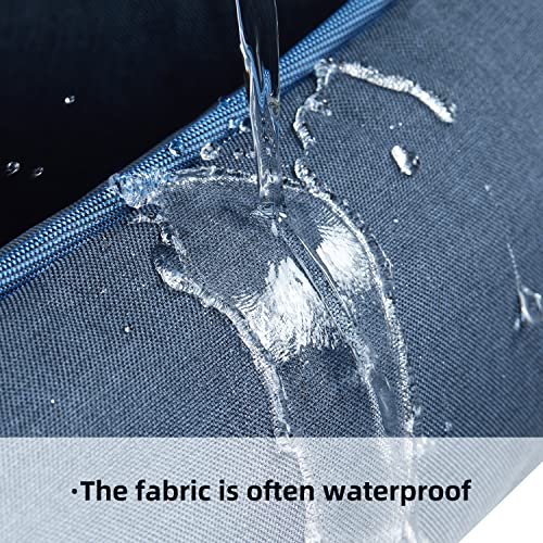 Orthopedic Dog Bed Medium Large Dogs Waterproof Washable Navy Blue - Image 4