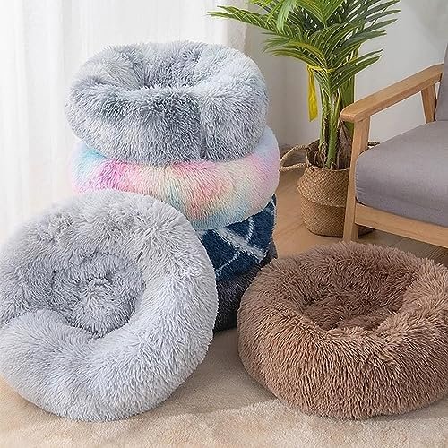 Cozy Round Pet Bed for Cats & Dogs | Washable 20" Small-Large Pets Cushion - Image 5