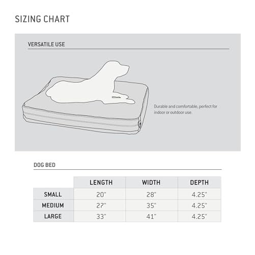 Carhartt Large Dog Bed - Durable Duck Canvas Pet Mattress, Rugged Brown Comfort - Image 5