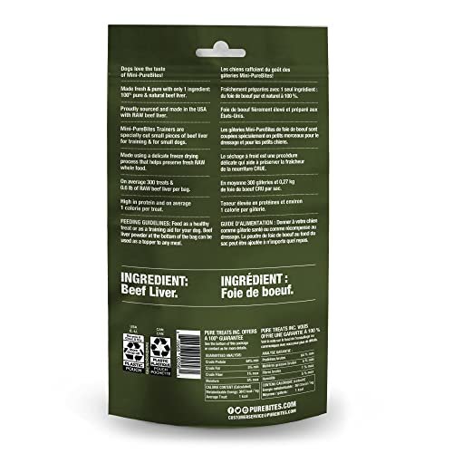 Pure Beef Dog Treats: Single Ingredient Freeze-Dried Mini Healthy Snacks - Image 2