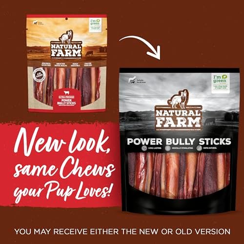 Natural Farm Power Bully Sticks Dog Chews: Premium Beef Dental Treats for All Dogs - Image 2