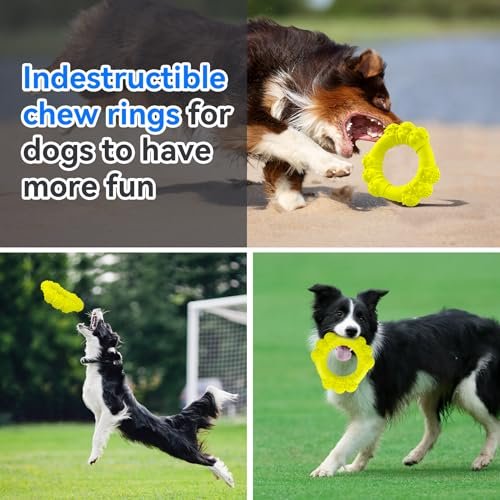 Durable Dog Chew Ring Toy: Tough Teething Relief for Medium to Large Dogs - Image 6