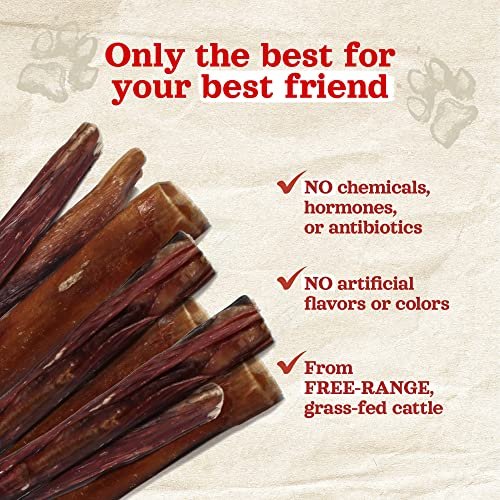 Natural Farm Power Bully Sticks Dog Chews: Premium Beef Dental Treats for All Dogs - Image 6