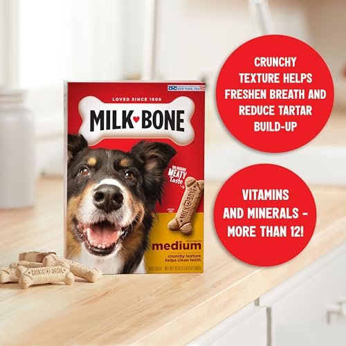 Milk-Bone Medium Dog Treats: Crunchy Biscuits for Happy, Healthy Pups 24oz - Image 5